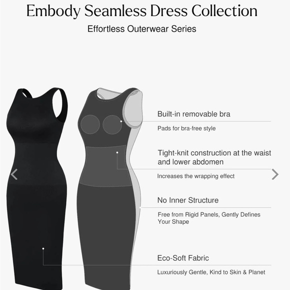 (NWT)Popilush Shapewear Sleeveless Square Neck Slimming Seamless Pink Dress
M/L - Picture 6 of 6